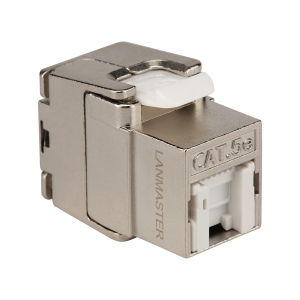 Модуль Keystone ToolLess, RJ45, экранированный, кат.5E, со встроенной шторкой, 180 градусов